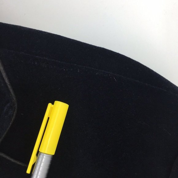 INC International Concepts Sport Coat Men Medium Navy Blue Velvet Smoking Jacket - Picture 3 of 11